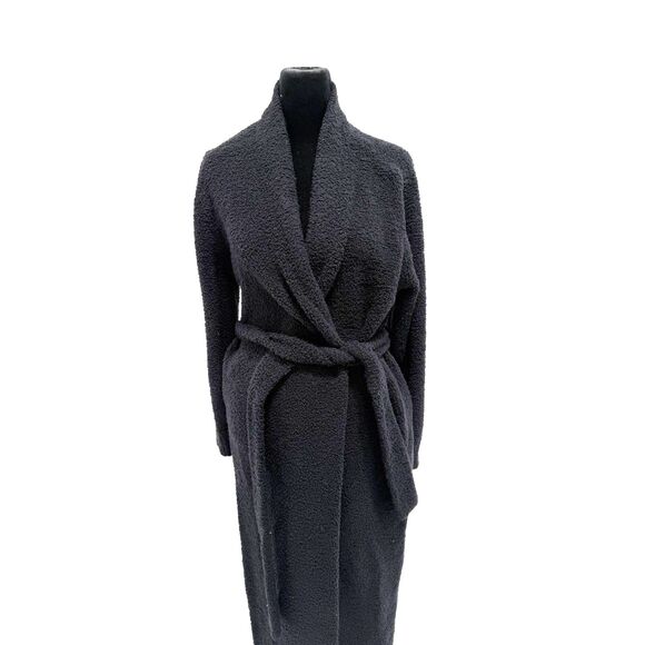 UGG Women's Lenny Robe II. Black chenille robe/cardigan - Picture 2 of 7